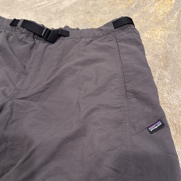 Patagonia Men’s Grey Gi II Belted Shorts sz L Outdoor Hiking Fishing UPF 40 - Picture 2 of 9